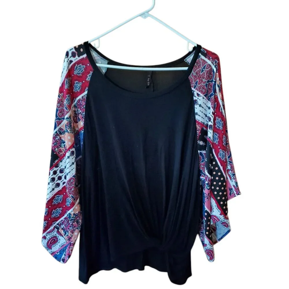Boho Hippie Festival‎ Top Girl Kimono Sleeve Blouse Large